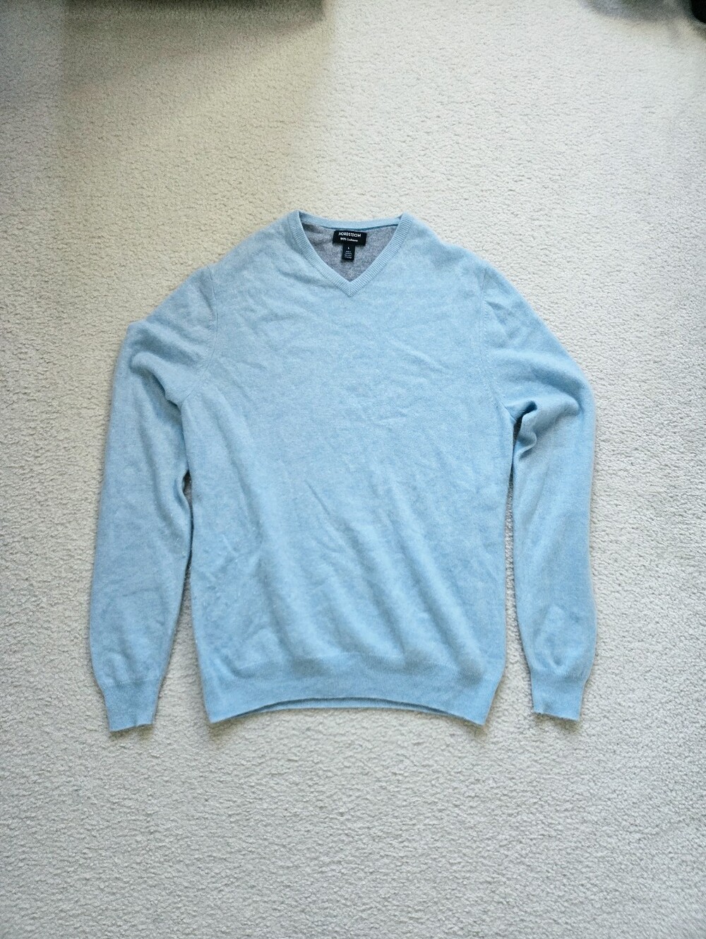 Nordstrom Cashmere Light Blue Sweater